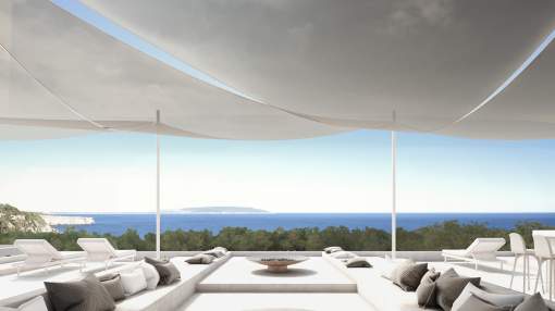 Modern Waterfront Home under construction - Direct Sea View - Cap de Barbarie - Formentera Modern Waterfront Home under construction - Direct Sea View - Cap de Barbarie - Formentera